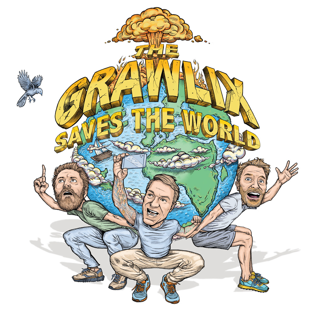 The Grawlix Saves the World Podcast Cover - Square