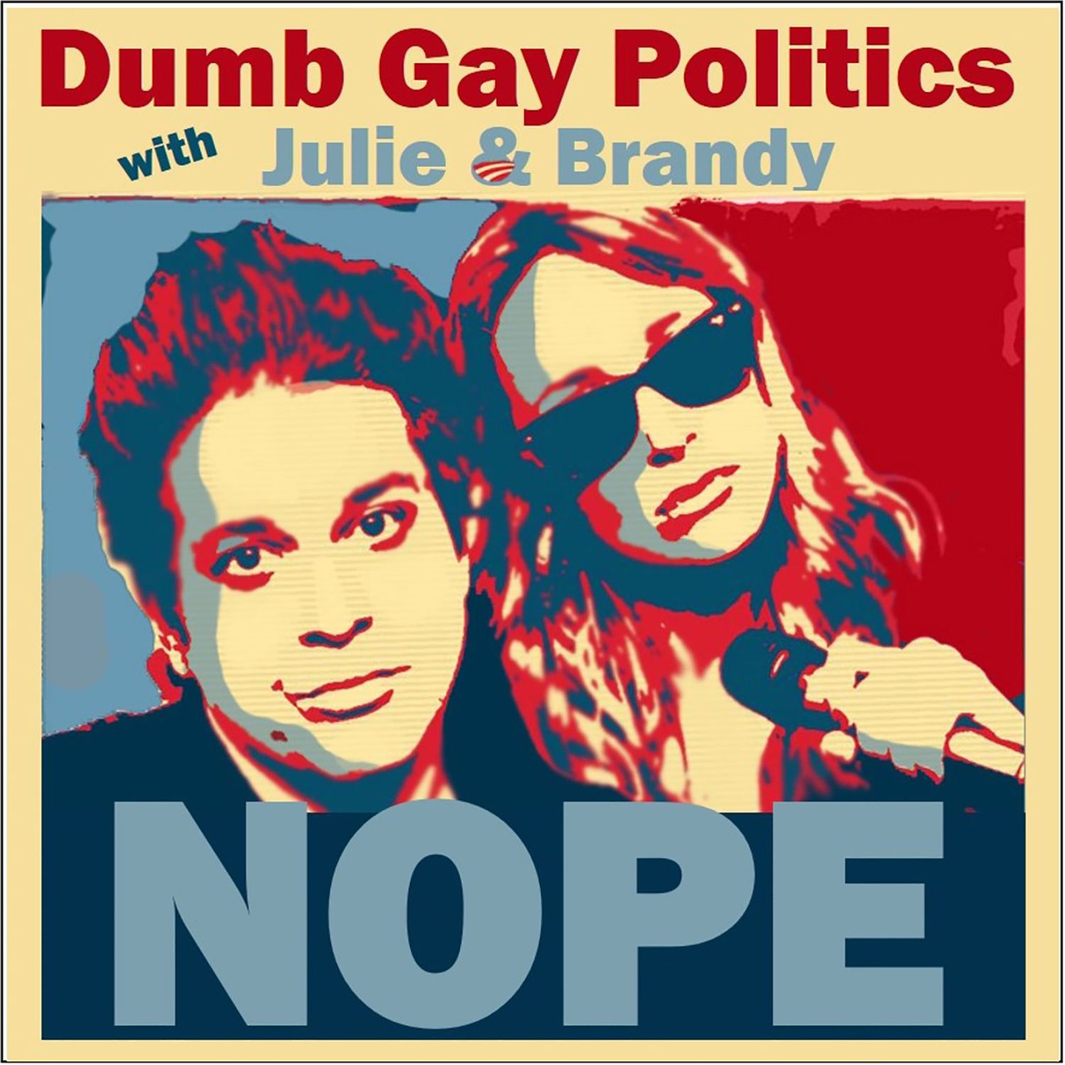 Dumb Gay Politics Podcast Cover - Square