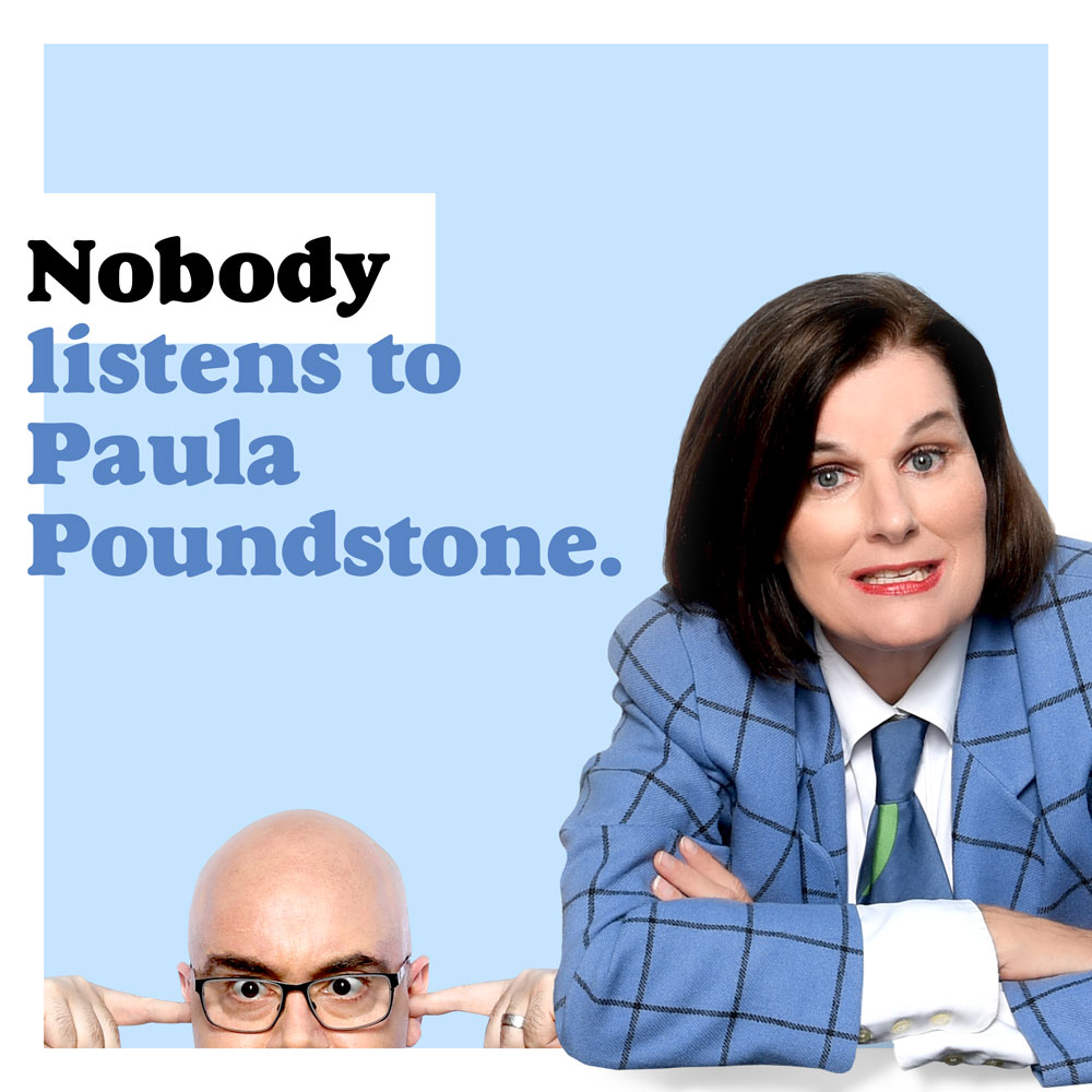 Nobody listens to Paula Poundstone podcast cover